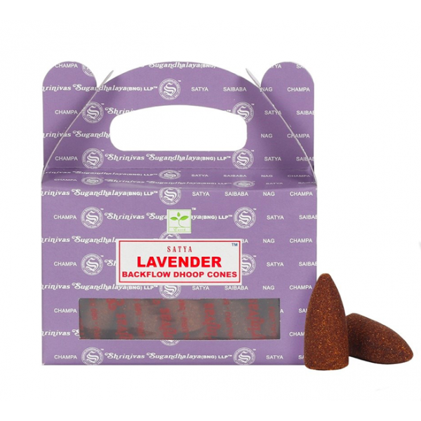 Satya Lavender Backflow Cones 